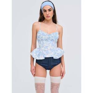 For Love & Lemons Oliver Top Size SS / Blue